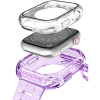 Apple Watch 8/9 41mm Itskins Hybrid R 360 Clear Bundle - Light Purple - - alt view 3