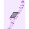 Apple Watch 8/9 41mm Itskins Hybrid R 360 Clear Bundle - Light Purple - - alt view 4