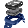 Apple Watch 8/9 45mm Itskins Hybrid R 360 Solid Bundle - Navy Blue - - alt view 3