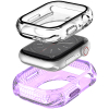 Apple Watch 8/9 41mm Itskins Hybrid R 360 Clear Case - Light Purple - - alt view 1