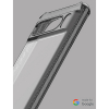 Google Pixel 8 Pro ItSkins Hybrid Clear Case - Black and Transparent - - alt view 2