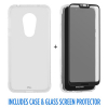 Motorola Moto G7 Power Case-Mate Protection Pack: Tough Clear Series Case & Glass Screen - - alt view 1