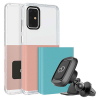 Samsung Galaxy S20+ Nimbus9 Ghost 2 Pro Series Case - Rose Gold/Turquoise Blue - - alt view 2
