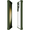 Samsung Galaxy S23 Ultra ItSkins Hybrid Solid Case  - Olive Green & Transparent - - alt view 1