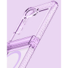 Samsung Galaxy Z Flip 5 Itskins Hybrid Clear Case with MagSafe - Purple/Transparent - - alt view 1