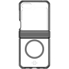 Samsung Galaxy Z Flip 5 Itskins Hybrid Clear Case with MagSafe - Smoke/Transparent - - alt view 2
