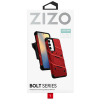 Samsung Galaxy S24 ZIZO Bolt Bundle Case with Tempered Glass - Red - - alt view 5