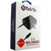 TekYa Micro USB 2.1 Amp AC Travel Charger - Black - - alt view 3
