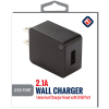 TekYa 2.1 Amp USB Port AC Travel Charger Head - Black - - alt view 3