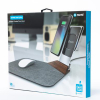 Numi Power Mat Plus 10W Qi Charging Mouse Stand with Qi Phone Stand - Black - - alt view 3