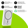 Fuel 5,000mAh Qi Wireless Charging Battery Pack with Magsafe - White - - alt view 4