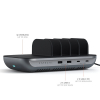 Satechi Dock5 Multi-Device Charging Station with Wireless Qi Charging - Space Gray - - alt view 2