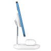 TekYa 2-in-1 QiTek MagStand Magsafe Wireless Charger - White - - alt view 2