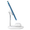 TekYa 2-in-1 QiTek MagStand Magsafe Wireless Charger - White - - alt view 3