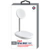 TekYa 2-in-1 QiTek MagStand Magsafe Wireless Charger - White - - alt view 5