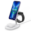 TekYa 3 in 1 QiTek MagStand Max Magsafe Wireless Charger-  White - - alt view 1