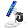 TekYa 3 in 1 QiTek MagStand Max Magsafe Wireless Charger-  White - - alt view 2