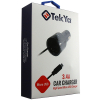TekYa 3.4 Amp Micro USB Car Charger with 1A USB Port - Black - - alt view 3