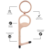 Universal Safe-Mate Touch Free Tool with Keychain - Rose Gold - - alt view 1
