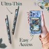 Rifle Paper Co. Universal Magsafe Card Holder - Garden Party Blue - - alt view 2