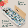 Rifle Paper Co. Universal Magsafe Card Holder - Garden Party Blush - - alt view 4