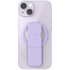 CLCKR Magsafe Universal Grip & Stand - Clear/Lilac - - alt view 2