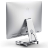 Satechi Aluminum Monitor Stand Hub for iMac - Silver - - alt view 3