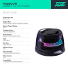 Sway MagBoom Magnetic Suction LED Bluetooth Speaker - - alt view 4
