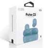 ZIZO Pulse Z2 True Wireless Earbuds with Charging Case - Powder Blue - - alt view 4