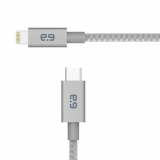 PureGear 72 in (6ft) USB-C to Lightning Data/Sync/Charge Cable - Space Gray