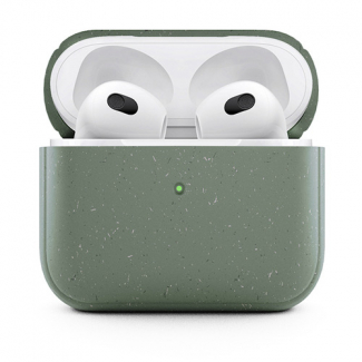 Apple AirPod 3 Woodcessories Bio Case - Midnight Green