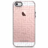 Apple iPhone 5/5s/SE PureGear Motif Series Case - Clear/Gray Amazing