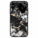 Apple iPhone Xs/X Laut Mineral Glass Series Case - Black