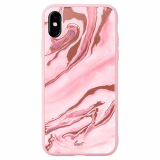 Apple iPhone Xs/X Laut Mineral Glass Series Case - Pink