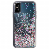 Apple iPhone Xs/X Laut Liquid Glitter Series Case - Confetti Party