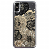Apple iPhone Xs/X Laut Liquid Glitter Series Case - Fleur