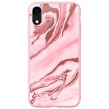 Apple iPhone XR Laut Mineral Glass Series Case - Pink