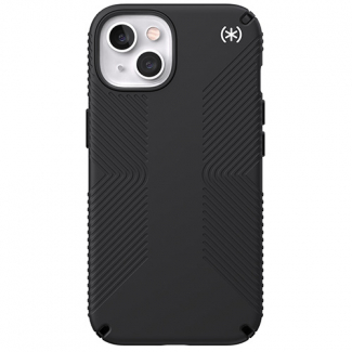 Apple iPhone 13 Speck Presidio 2 Grip + MagSafe Case - Black/Black/White