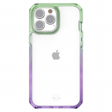 **NEW**Apple iPhone 13 Pro Max ItSkins Supreme Prism Case - Light Green/Light Purple/Clear