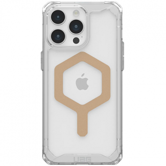 Apple iPhone 15 Pro Max Urban Armor Gear (UAG) Plyo Case with Magsafe - Ice/Gold