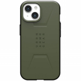 Apple iPhone 15 Plus Urban Armor Gear (UAG) Civilian Case with Magsafe - Olive