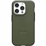 Apple iPhone 15 Pro Urban Armor Gear (UAG) Civilian Case with Magsafe - Olive