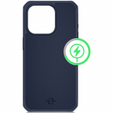 Apple iPhone 15 Pro Max ItSkins Ballistic Nylon Case with MagSafe - Dark Blue