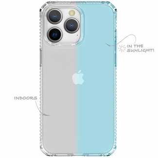 Apple iPhone 15 Pro ItSkins Spectrum Mood Case - Light Blue