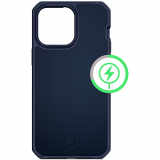 Apple iPhone 15 ItSkins Ballistic Nylon Case with MagSafe - Dark Blue