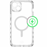 Apple iPhone 15 ItSkins Supreme Clear Case with MagSafe - Transparent White