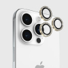**NEW**Apple iPhone 15 Pro / iPhone 15 Pro Max Kate Spade Aluminum Ring Lens Protector - Stone Gold
