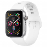Apple Watch 7(45mm)/6/SE(44mm) Spigen Silicone Fit Watch Band - White