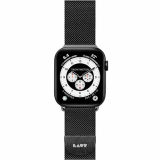 Apple Watch 1-8, SE & Ultra Laut Steel Loop Watch Strap 38/40/41mm - Black