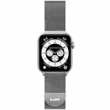 Apple Watch 1-8, SE & Ultra Laut Steel Loop Watch Strap 42/44/45/49mm - Silver